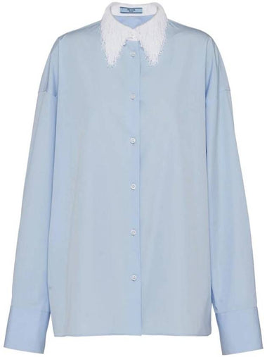 Fringe collar shirt P419HSOOO1414 - PRADA - BALAAN 1