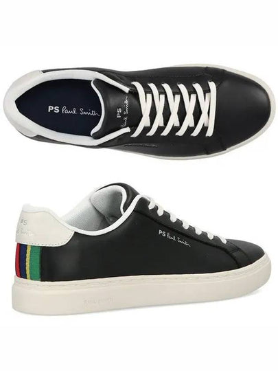 Rex Stripe Logo Low Top Sneakers Black - PAUL SMITH - BALAAN 2