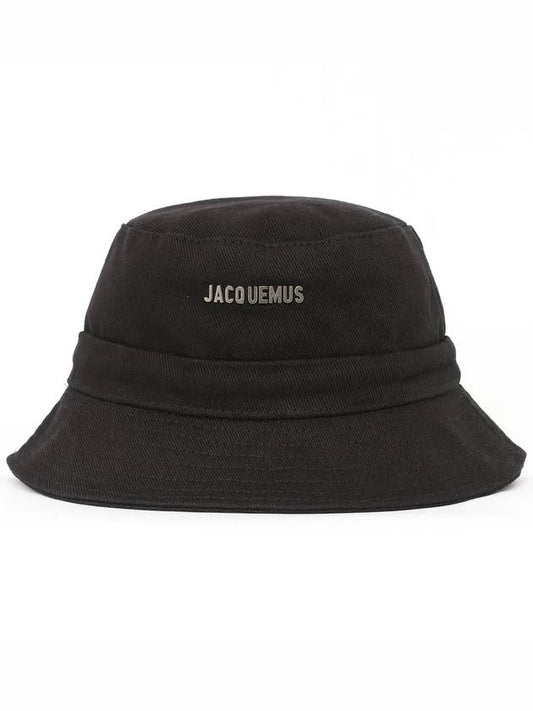 Le Bob Gadjo Bucket Hat Black - JACQUEMUS - BALAAN 2