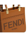 Soft Leather Mini Bag Brown - FENDI - BALAAN 8