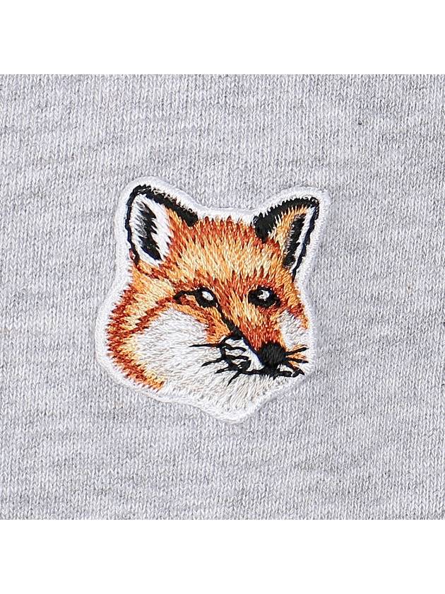 Fox Head Patch Regular Sweatshirt Light Grey Melange - MAISON KITSUNE - BALAAN 6