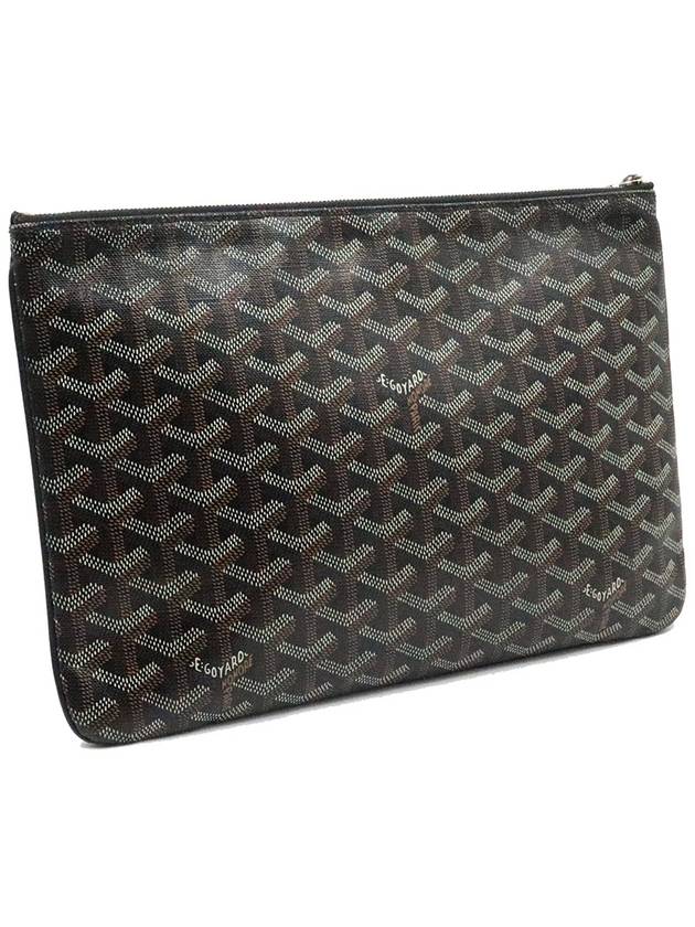 Women s Goyard APMSENAT2 MM Black Color SENAT Sena Clutch gt Pouch Gangbuk used luxury goods - GOYARD - BALAAN 3