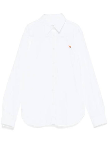 Baby Fox Patch Classic Shirt White - MAISON KITSUNE - BALAAN 1