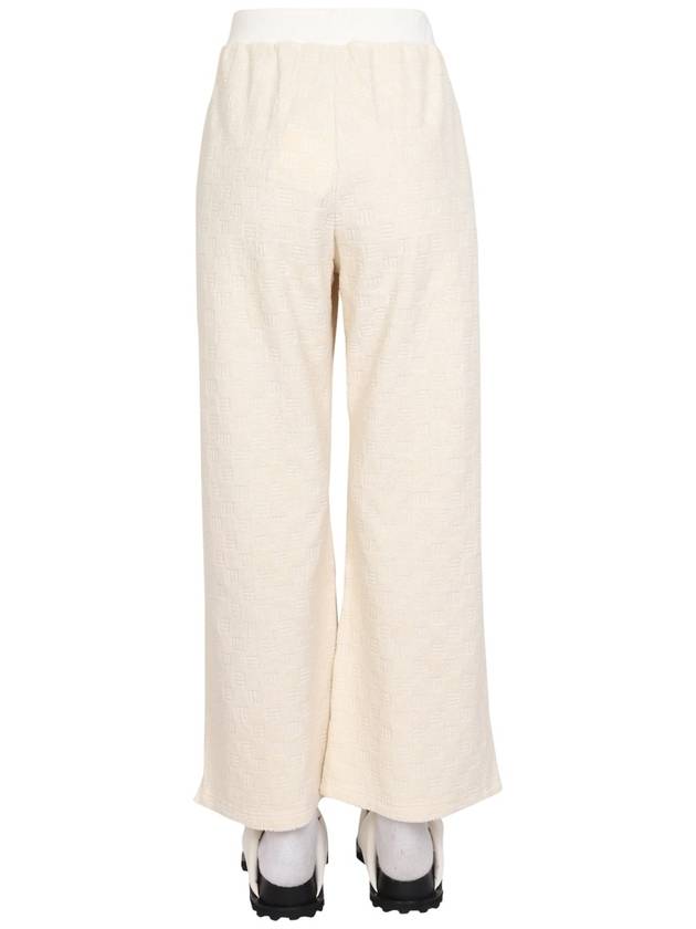 Women's Monogram Sweat Wide Pants White Asparagus - AMBUSH - BALAAN 5