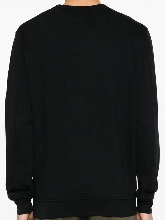 Light Fleece Sweatshirt Black - CP COMPANY - BALAAN 5