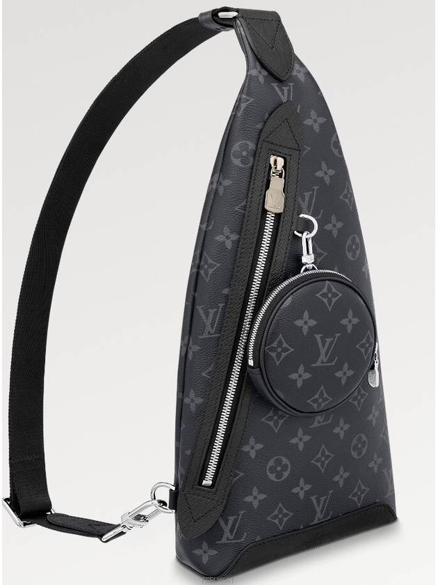 Duo Monogram Sling Bag Black - LOUIS VUITTON - BALAAN 7