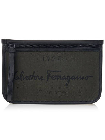 1927 Signature Clutch Bag Black - SALVATORE FERRAGAMO - BALAAN 2