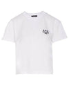 Boxy Rue Madame Short Sleeve T-Shirt White - A.P.C. - BALAAN 1