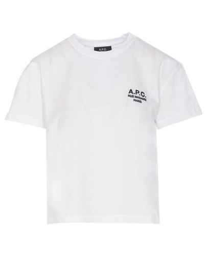 Boxy Rue Madame Short Sleeve T-Shirt White - A.P.C. - BALAAN 2