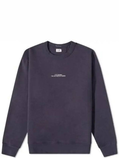 Metropolis Embroidery Logo Sweatshirt Navy - CP COMPANY - BALAAN 2