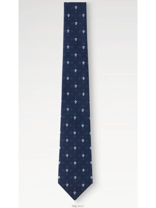 Monogram Small Vivienne Tie Navy - LOUIS VUITTON - BALAAN 2