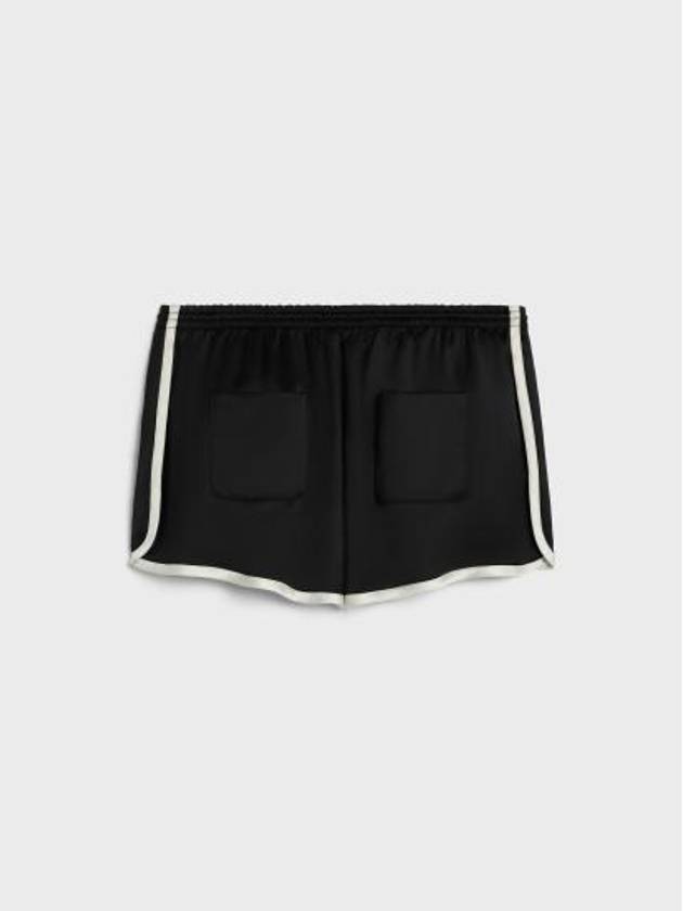 mini Triomphe shorts in satin 2P77A199Q 38NO - CELINE - BALAAN 3