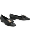 Double bow loafers black - SALVATORE FERRAGAMO - BALAAN 4