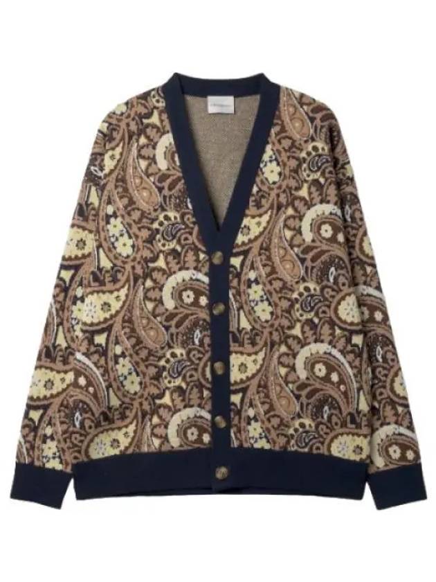 Droldmonsieur Le Cardigan Paisley Navy - DROLE DE MONSIEUR - BALAAN 1