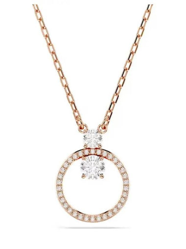 Constella Pendant Necklace Rose Gold - SWAROVSKI - BALAAN 1