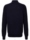 Ribbed Cotton Full-Zip Cardigan Navy - BRUNELLO CUCINELLI - BALAAN 4