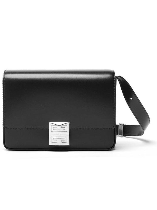 Medium 4G Box Leather Shoulder Bag Black - GIVENCHY - BALAAN 2