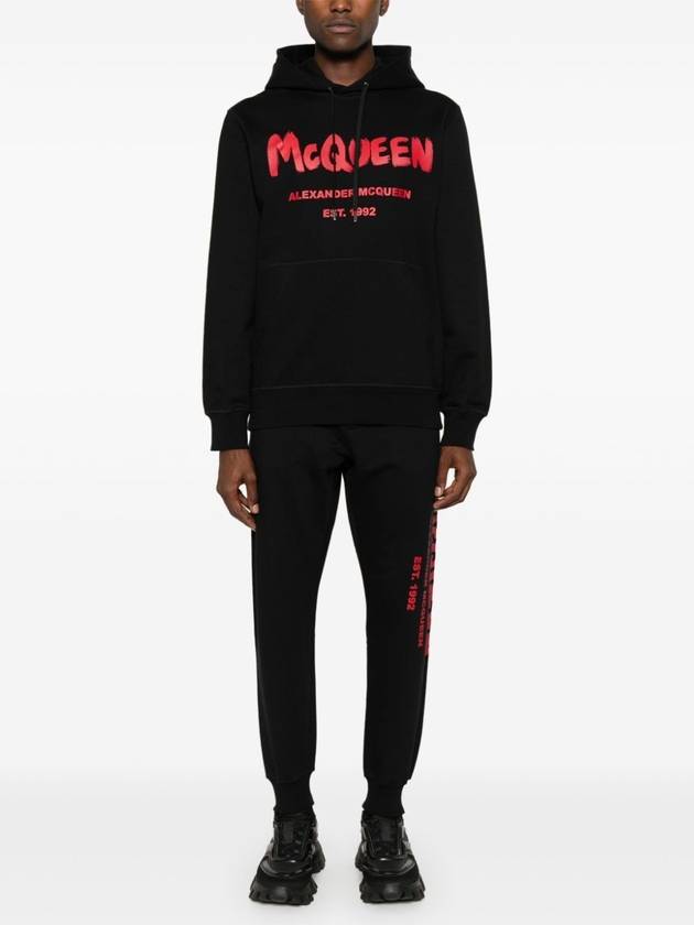 ALEXANDER MCQUEEN GRAFFITI PRINT HOODIE - ALEXANDER MCQUEEN - BALAAN 2