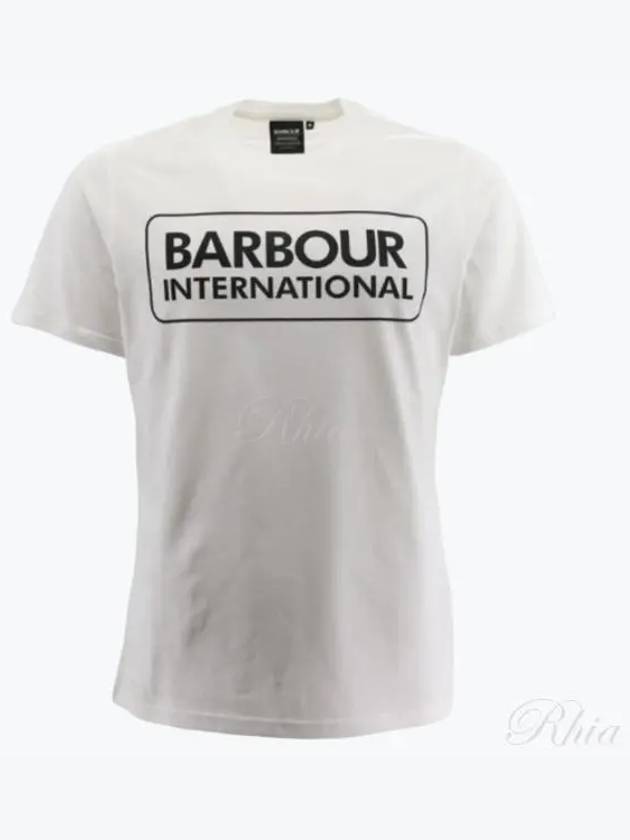 International Essential Large Logo Short Sleeve T-Shirt White - BARBOUR - BALAAN 2