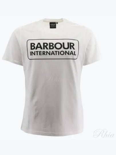 International Essential Large Logo Short Sleeve T-Shirt White - BARBOUR - BALAAN 2