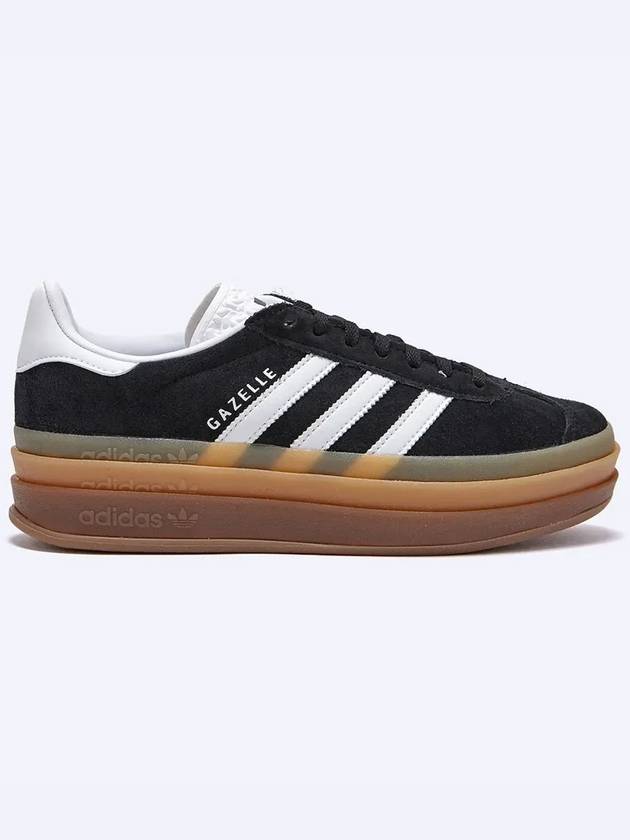 Gazelle Bold Low Top Sneakers Core Black Cloud White - ADIDAS - BALAAN 3