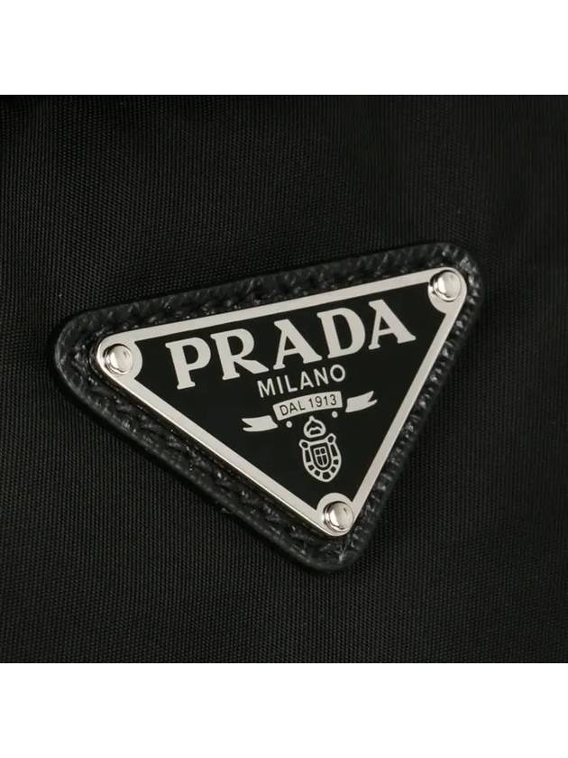 Triangle Logo Re-Nylon Backpack Black - PRADA - BALAAN 6