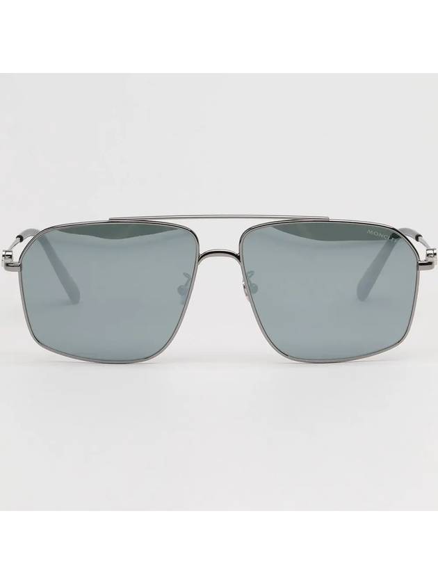 Eyewear Aviator Asian Fit Sunglasses Silver - MONCLER - BALAAN 4