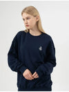 SYMBOL LOGO SWEATSHIRTS NAVY - POLYGRAM - BALAAN 6