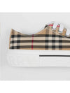 Vintage Check Cotton Sneakers Archive Beige - BURBERRY - BALAAN 6