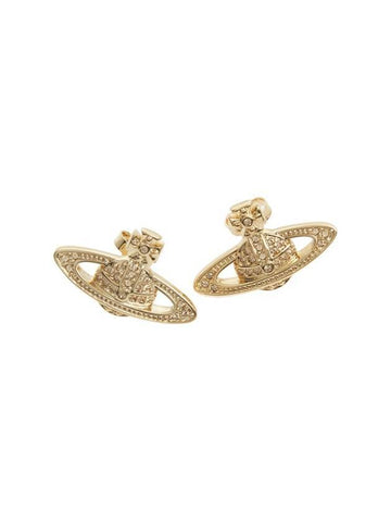 Mini Bath Relief Earrings Gold - VIVIENNE WESTWOOD - BALAAN.