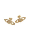 Mini Bas Relief Earrings Gold - VIVIENNE WESTWOOD - BALAAN 1