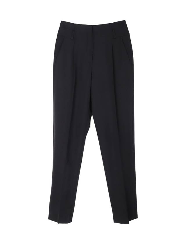 Celtico Wool Mohair Straight Pants Black - MAX MARA - BALAAN 1