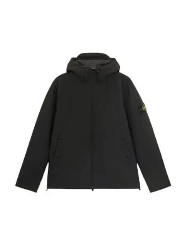 Compass Badge Hooded Jacket Black - STONE ISLAND - BALAAN 2