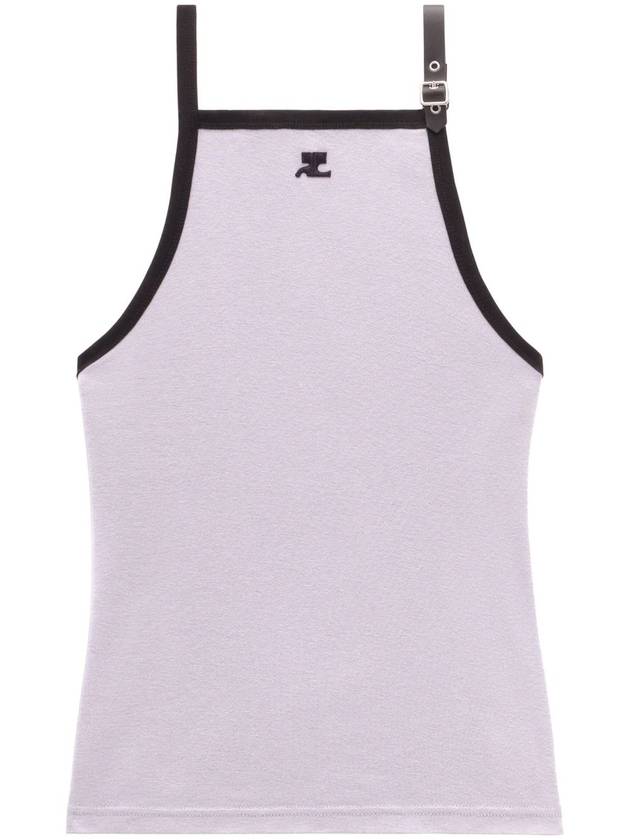 Buckle Contrast Sleeveless Smoke Grey - COURREGES - BALAAN 2