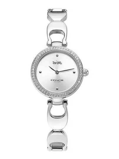 Park Crystal Quartz Watch Silver - COACH - BALAAN 2