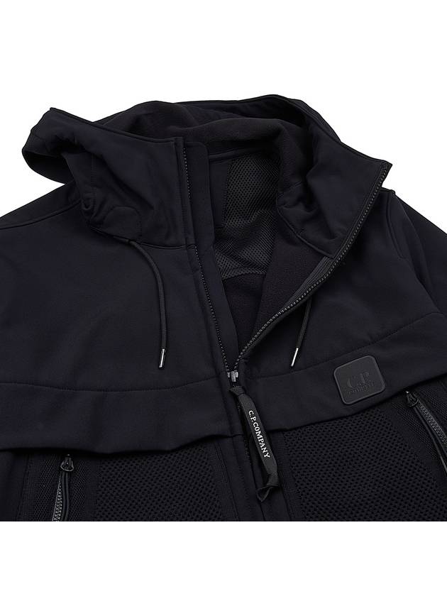 Men's Metropolis Shell Hooded Jacket Black - CP COMPANY - BALAAN 9