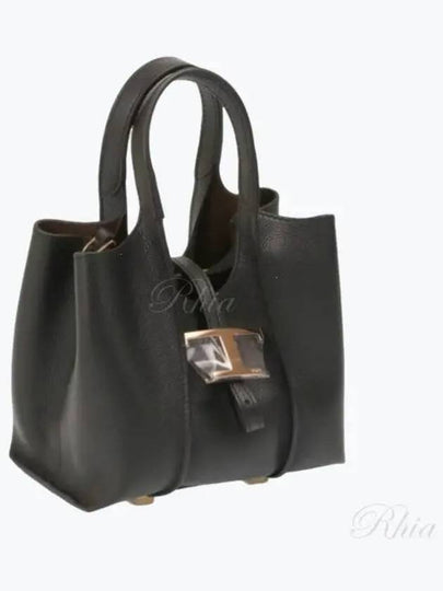 T Timeless Micro Tote Bag Black - TOD'S - BALAAN 2