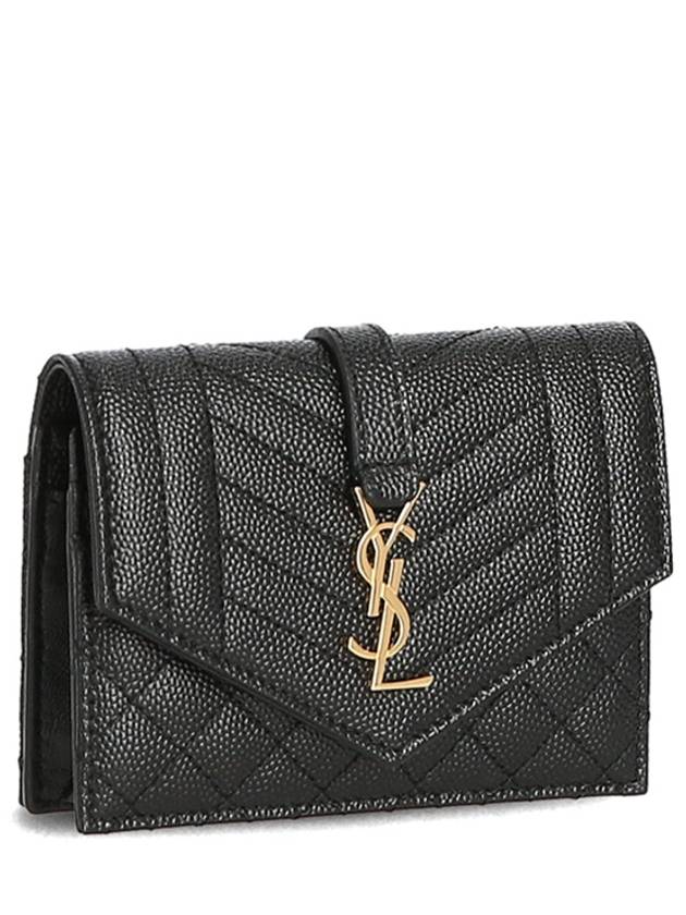 quilted leather wallet 739450BOWT1--1000 B0020168520 - SAINT LAURENT - BALAAN 3