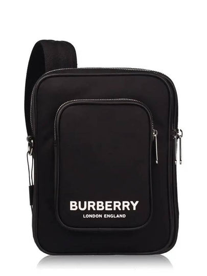 Logo Print Kieran Cross Bag Black - BURBERRY - BALAAN 2