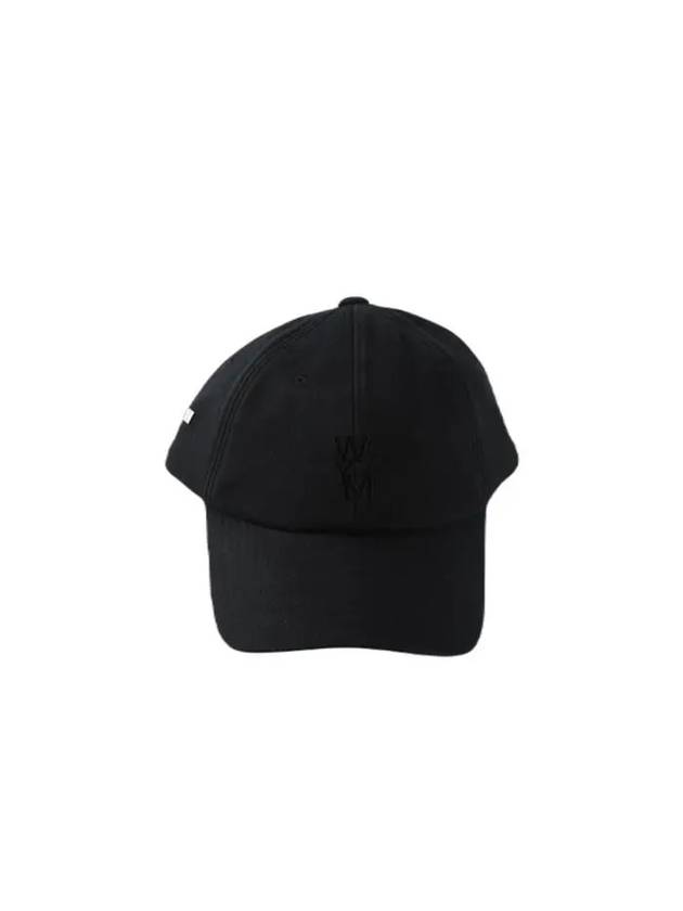 WYM embroidered logo ball cap black W231AC54721B - WOOYOUNGMI - BALAAN.