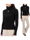 Reedition Turtle Neck Black - COURREGES - BALAAN 2