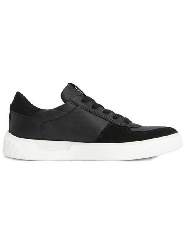 Street Tray Low Top Sneakers Black - ECCO - BALAAN 5