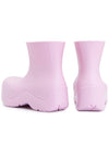 Puddle Rubber Ankle Rain Boots Pink - BOTTEGA VENETA - BALAAN 7