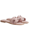 Women s Oran Sandals Calfskin Pink Beige - HERMES - BALAAN 6