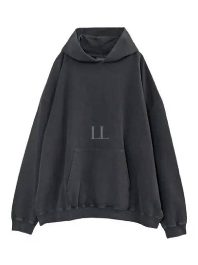 Back Logo Hooded Top Black - BALENCIAGA - BALAAN 2