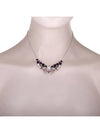 Impulse multicolored crystal rhodiumplated necklace - SWAROVSKI - BALAAN 3