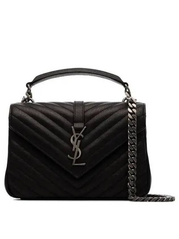 College medium leather shoulder bag black 271551 - SAINT LAURENT - BALAAN 1