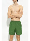 Heart Logo Swim Shorts Green - AMI - BALAAN 3