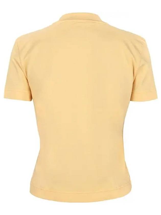 Le Gros Grain Short Sleeve T-Shirt Yellow - JACQUEMUS - BALAAN 3