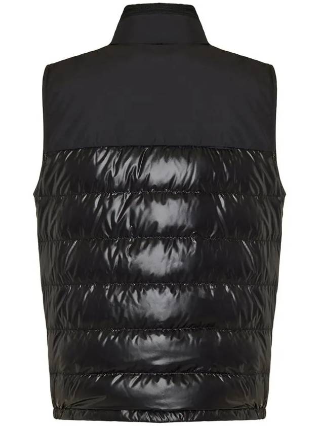 Cerces Logo Patch Down Padded Vest Black - MONCLER - BALAAN 4